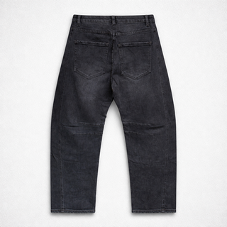 Bilbao washed dark grey barrel jeans *NEW*