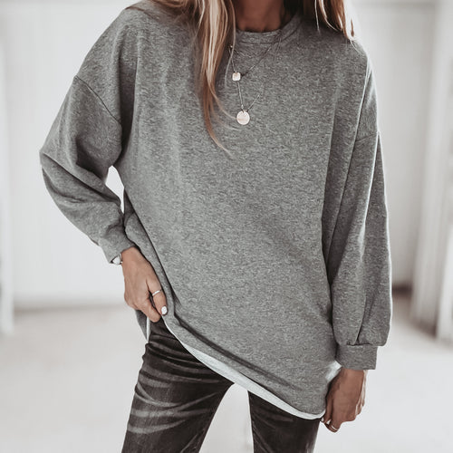 GREY Super slouchy boyfriend sweatshirt *NEW*