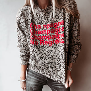 CHAMPAGNE NO REGRETS long sleeve top  *NEW*
