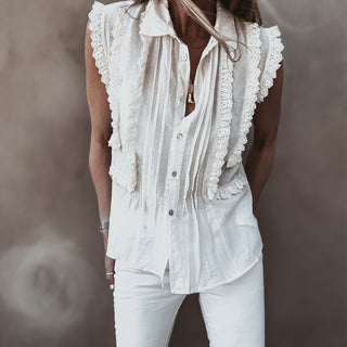 Riad ruffle blouse  *NEW*