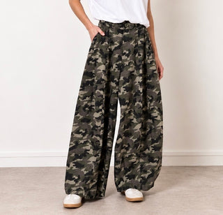 Camo denim barrel joggers *NEW*