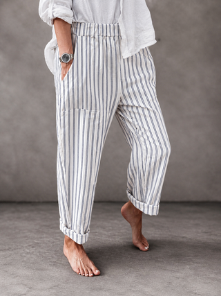 Vega Midnight Navy Stripe joggers *NEW*
