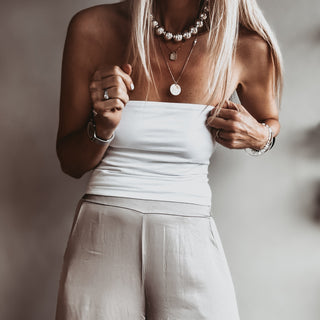 Bea White strapless top *NEW*