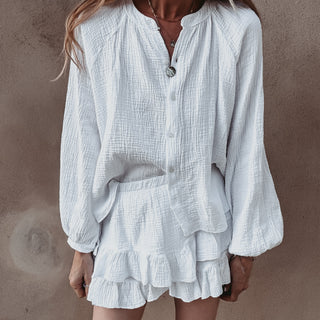 Tiana two piece skirt & shirt