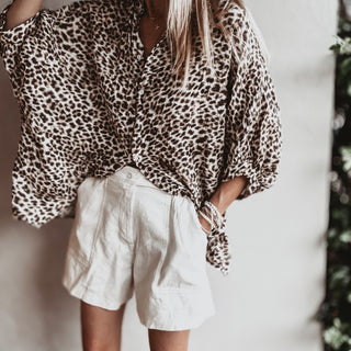 Slouchy leopard Blouse *NEW*