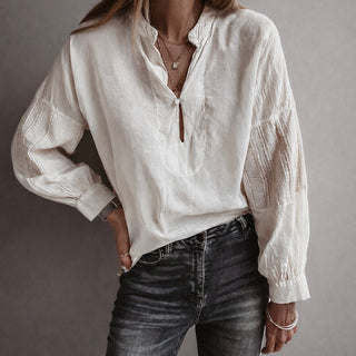 Vintage white sheer Blouse *NEW*