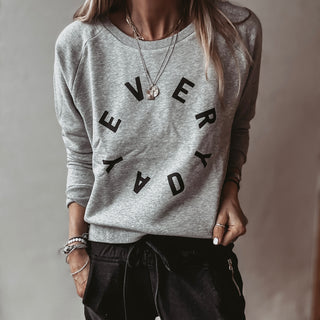 The EVERYDAY GREY sweatshirt *relaxed style* NEW