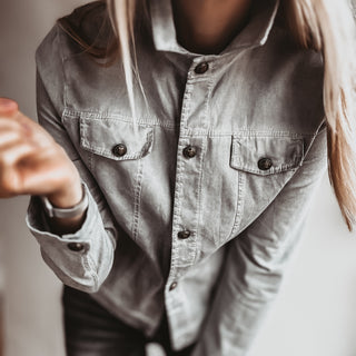 Billy washed grey jacket *NEW*