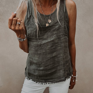 Khaki double layered vest top *NEW*