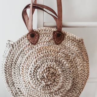 Round Moroccan basket bag  *NEW*