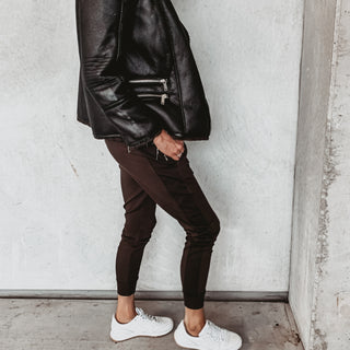 Deep chocolate brown ULTIMATE joggers
