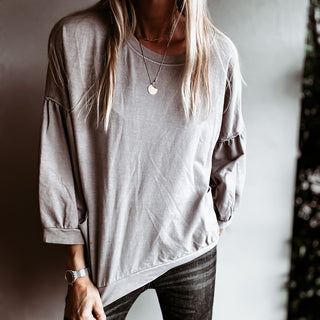 TAUPE ULTIMATE super slouchy top *NEW*