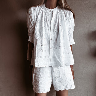 Pompano Broderie Blouse *NEW*
