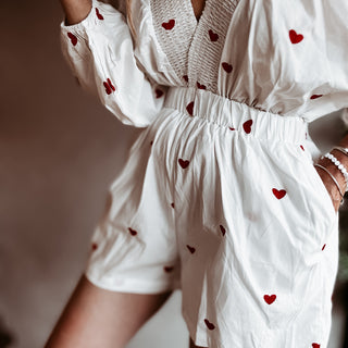 Heart Vintage white playsuit *NEW*