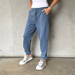 Denim blue college joggers *NEW*