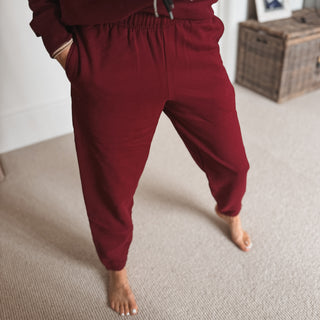 Burgundy College joggers *NEW*