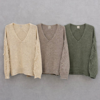 Biscuit Davina tassel knit  *NEW*