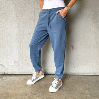Denim blue college joggers *NEW*