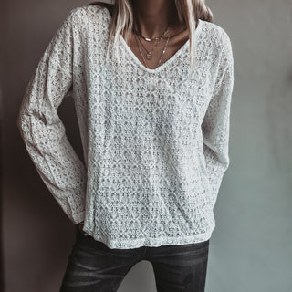 Lucie Vintage white Lace Blouse *NEW*