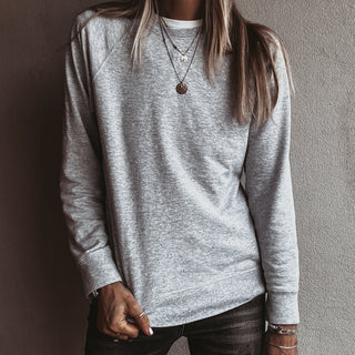 Light heather grey college sweatshirt *NEW*