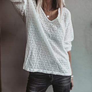 Lucie Vintage white Lace Blouse *NEW*
