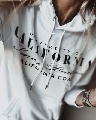 California white hoody *size Uk 12-14*