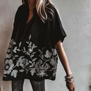 Black meadow Blouse *NEW*