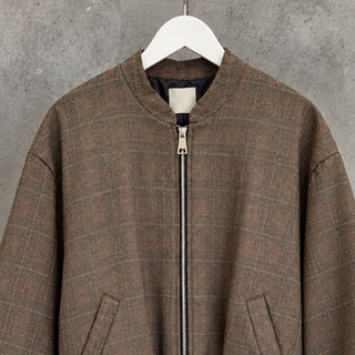 Taupe tweed style bomber blazer *NEW*