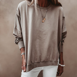 Taupe Perugia super slouchy sweatshirt *NEW*