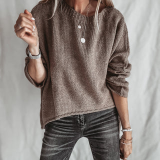 Milano biscuit SCOOP NECK jumper *NEW*