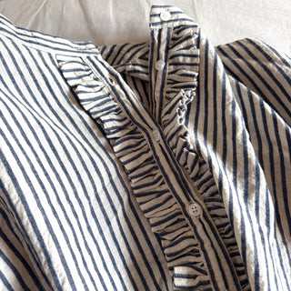 Amaranto Stripe ruffle dress *NEW*
