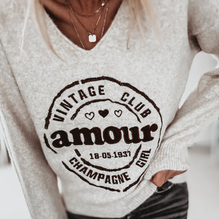 Amour V neck knit *NEW*