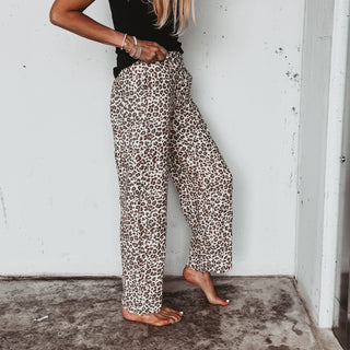 Linen Leopard chinos *NEW*