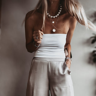 Bea White strapless top *NEW*