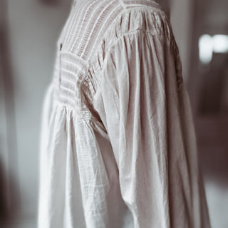 Cream Pennie pleated blouse *NEW*