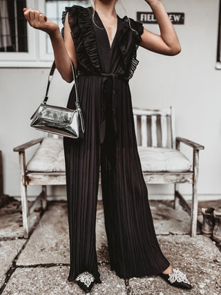 Nottinghill BLACK pleated jumpsuit *NEW*