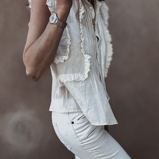 Riad ruffle blouse  *NEW*