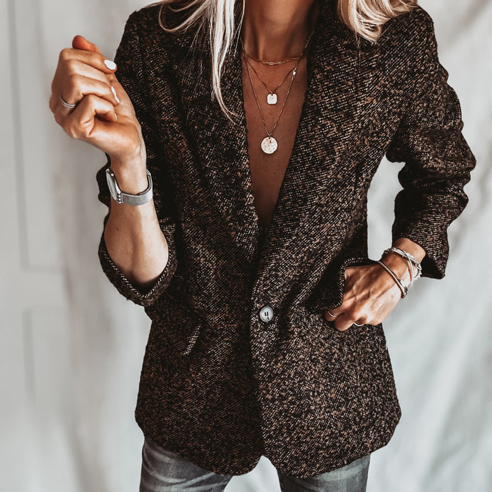 Merino brown blazer NEW*