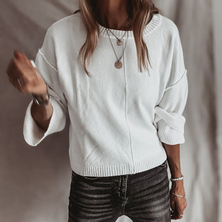Detachable WHITE roll neck jumper *NEW*