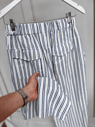 Vega Midnight Navy Stripe joggers *NEW*