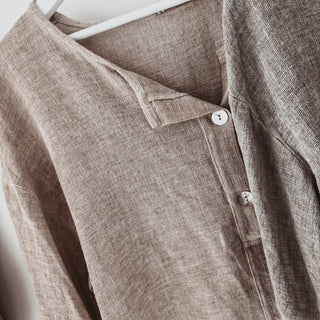 Loli BEIGE linen blouse *NEW*