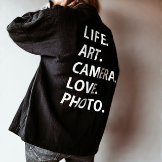 Black/white Life Art Coatigan *NEW*