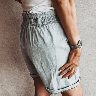 Poppy paperbag shorts DENIM BLUE *NEW*