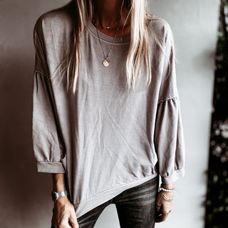 TAUPE ULTIMATE super slouchy top *NEW*