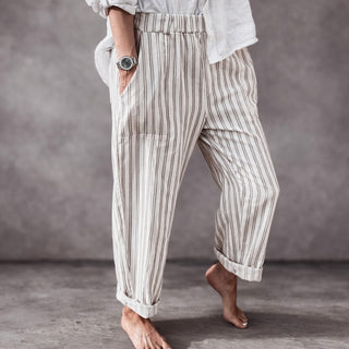 Vega Charcoal Stripe joggers *NEW*
