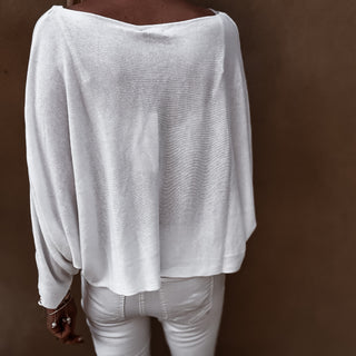 Fazi VINTAGE WHITE sweater *NEW*
