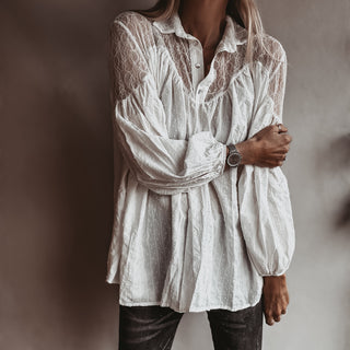 Tabu Vintage white Lace Blouse *NEW*