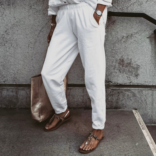 White college joggers *NEW*