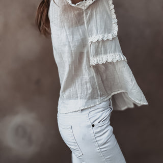 Riad ruffle blouse  *NEW*