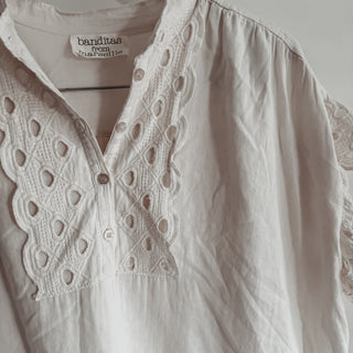 VINTAGE WHITE Meriden short dress *NEW*